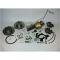 Full Size Chevy Complete Front Power Disc Brake Kit, With 9 Booster & Stainless Steel Lines, 1965-1968