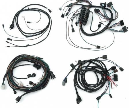 Full Size Chevy Wiring Harness Kit, 283ci/327ci, Small Block, Automatic Transmission With Column Shift & Warning Lights, Impala 2-Door Hardtop, 1965