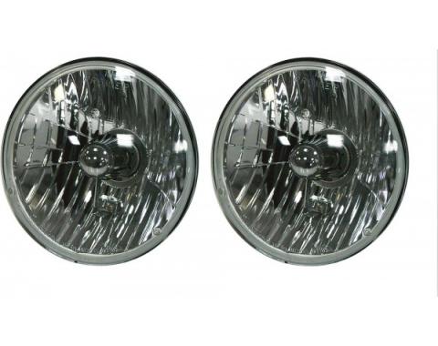 Chevy Headlights, Crystal H-4 Halogen, 12-Volt, 1949-1954