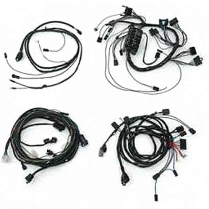 Full Size Chevy Wiring Harness Kit, With Alternator & Automatic Transmission Floor, Small Block, 2-Door Hardtop, Impala, 1964