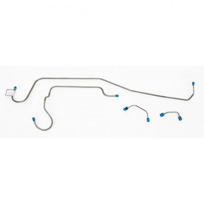 Full Size Chevy Rear Brake Line Set, With Disc Brakes, 1959-1964