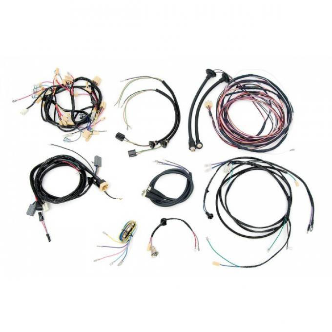 Chevy Wiring Harness Kit, V8, Automatic Transmission, With Alternator, 210, Bel Air 4-Door Hardtop, 1956