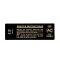 Full Size Chevy Air Cleaner Service Instructions Decal, 396ci/325hp, 1968