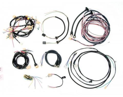 Chevy Wiring Harness Kit, Automatic Transmission, With Generator, Small Block, Nomad, 1956