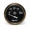 Chevy Custom Oil Pressure Gauge, Black Face, With White Vintage Needle, AutoMeter, 1955-1957