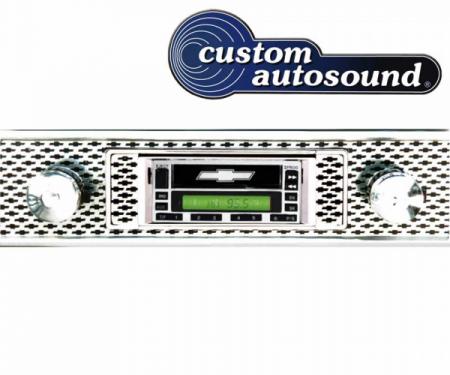 Custom Autosound&reg; AM-FM Stereo Radios | Chevy Concours USA-230 Stereo, 200 Watt, With Auxiliary Inputs, Custom Autosound, 1955