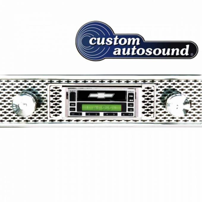 Custom Autosound&reg; AM-FM Stereo Radios | Chevy Concours USA-230 Stereo, 200 Watt, With Auxiliary Inputs, Custom Autosound, 1955