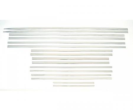 Full Size Chevy Side Molding Set, 4-Door, Impala, 1964