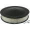 Chevy Air Cleaner, Round Black, 14 X 3