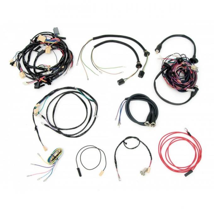 Chevy Alternator Conversion Wiring Harness Kit, With ManualTransmission, V8, Convertible, 1955