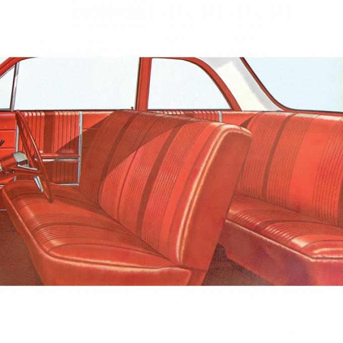 Full Size Chevy Seat Cover Set, 2-Door Sedan, Bel Air, 1964