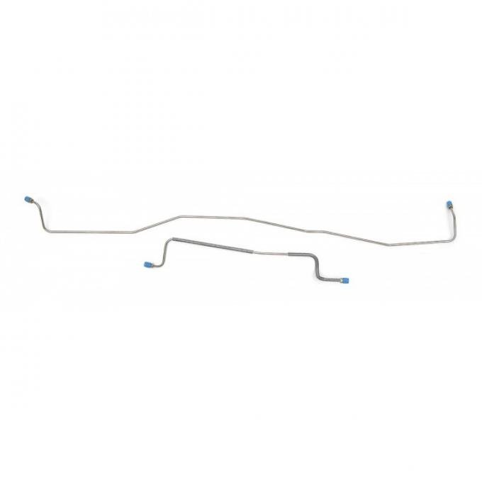 Full Size Chevy Rear End Brake Line Set, Stainless Steel, 1959-1964