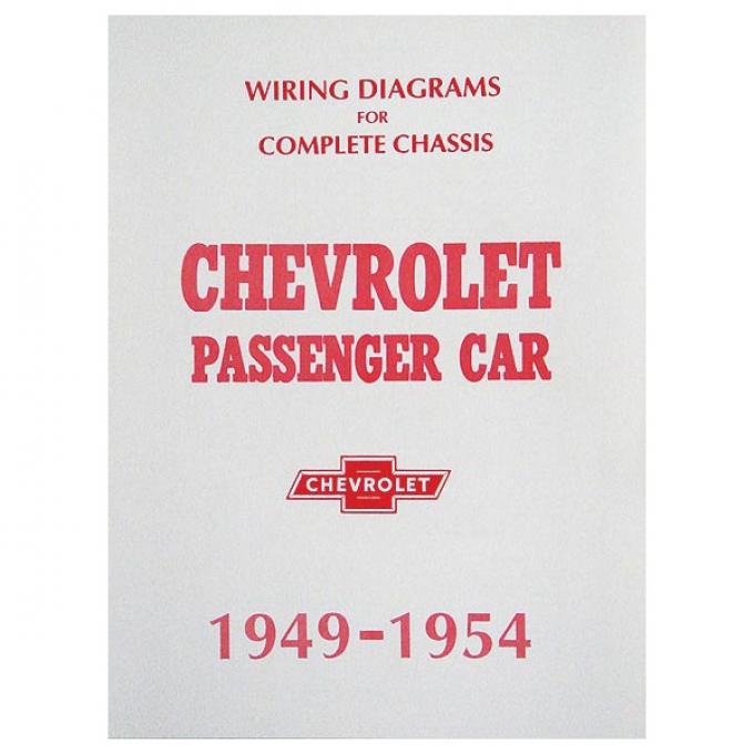 Chevy Wiring Diagram Manual, Passenger Car, 1949-1954