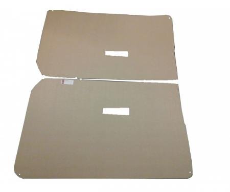 Chevy Cardboard Interior Door Panels, 2-Door Sedan, 1953-1954