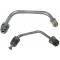 Full Size Chevy Brake Lines, Prebent, Stainless Steel, Use With Non-Power Brakes & GM Style Proportioning Valve, 1958-1972
