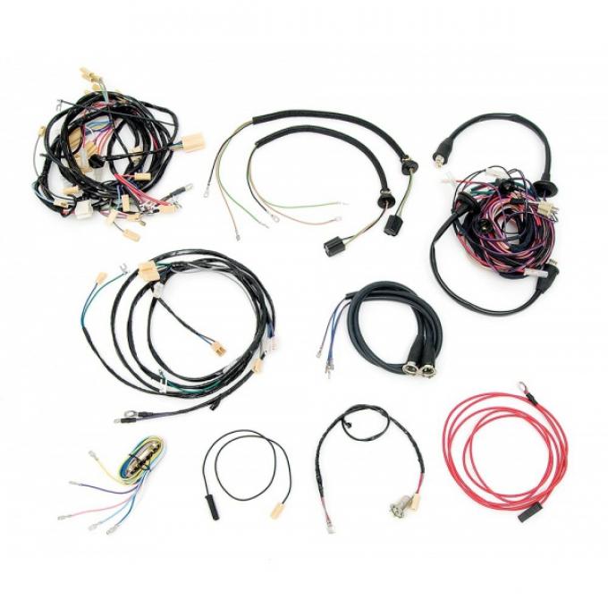 Chevy Wiring Harness Kit, Automatic Transmission, With Generator, Small Block, Convertible, 1955