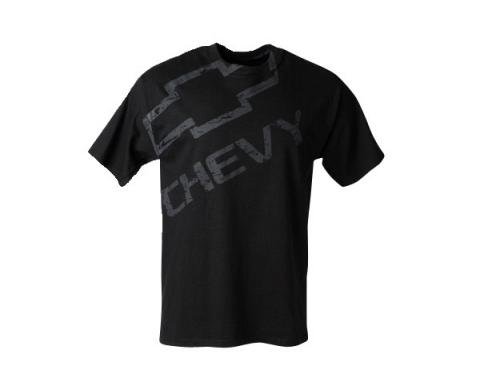 Chevy T-Shirt, Distressed Chevy With Bowtie
