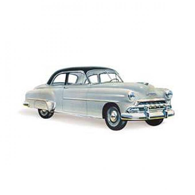 Chevy Door Glass, Styleline 2-Door Sedan, 1949-1952