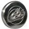 Full Size Chevy Radiator Cap, 12-15 Lb. Polished Aluminum, Be Cool, Round Style, 1958-1972