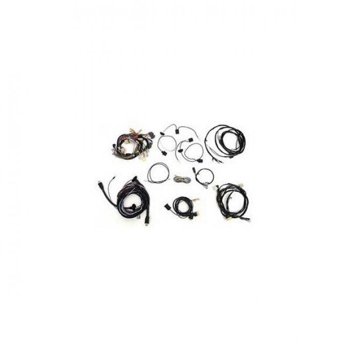 Chevy Wiring Harness Kit, V8, Manual Transmission, 2-Door Sedan, 1957