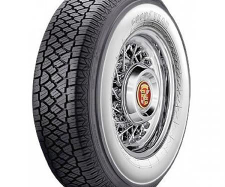 Full Size Chevy Radial Tire, 205/75-R14 With 2-3/4 Wide Whitewall, Goodyear, 1958-1961