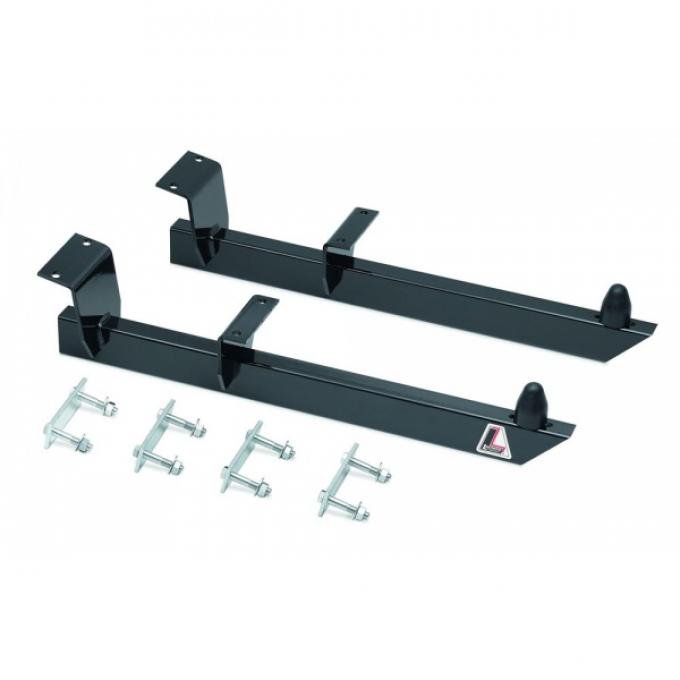 Early Chevy Universal Traction Bars, Black, 1949-1954