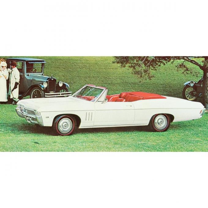 Full Size Chevy Seat Cover Set, Bucket, Impala SS Convertible, 1968