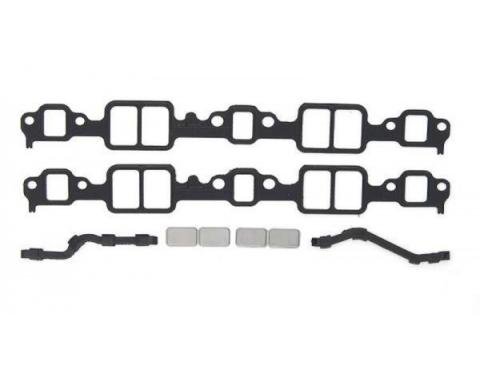 Early Chevy Intake Manifold Gasket Set, With Block Off-Plate, V8, 1949-1954