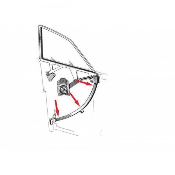 Chevy Convertible Quarter Glass Channel Relining, 1958-1964