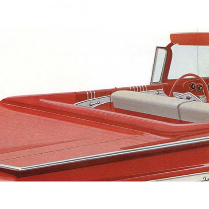 Full Size Chevy Convertible Top Boot, 1959-1960