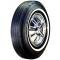 Full Size Chevy Tire, 8.00/14 With 1 Wide Whitewall, Goodyear Custom Super Cushion Bias Ply, 1962-1964