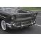 Full Size Chevy Auto Bra, With Grille Guard Bumpers, Black, 1959