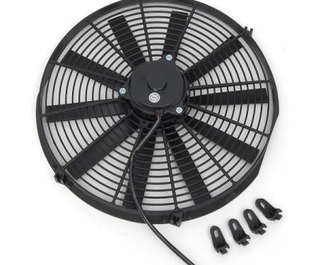 Full Size Chevy Electric Cooling Fan, Reversible, 16, Black, 1958-1972