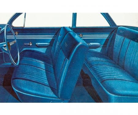 Full Size Chevy Seat Cover Set, 2-Door Sedan, Bel Air, 1961