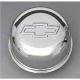 Full Size Chevy Intake Oil Fill Tube Breather Cap, Chrome Push-In, With Bowtie Logo, 1958-1972