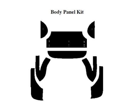 Chevy Insulation, QuietRide, AcoustiShield, Body Panel Kit,4 Door Sedan, 1957