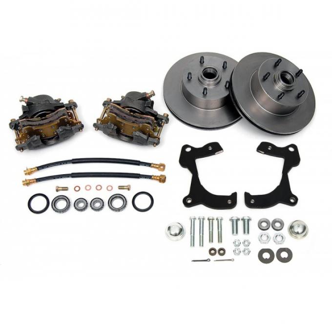 Full Size Chevy Front Disc Brake Kit, At Wheel, 1959-1964