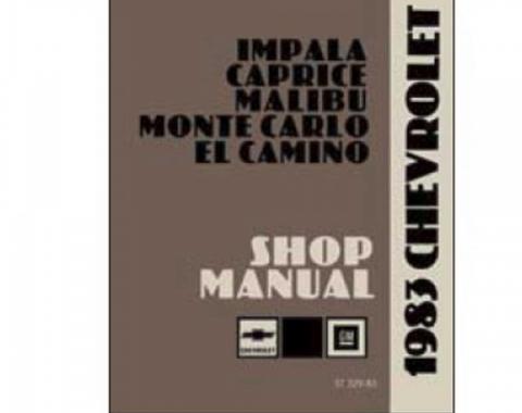 El Camino Shop Manual, 1983