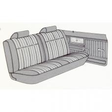 Full Size Chevy Seat Cover Set, Bench Cloth, 2-Door Hardtop, Impala, 1969