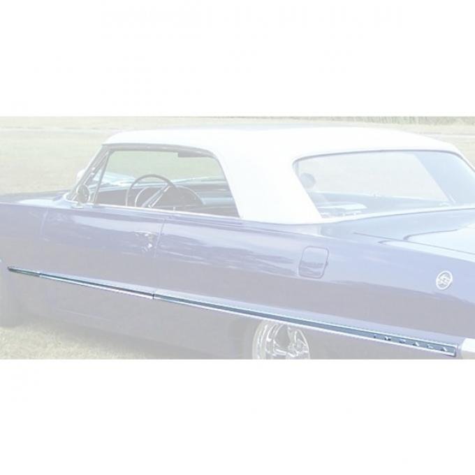 Full Size Chevy Side Molding Set, Complete, Impala SS, Good Quality, 1963