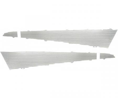 Chevy Quarter Panel Inserts, Bel Air, 2-Door, 1957