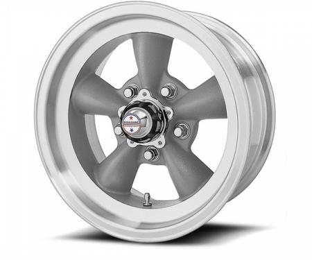 American Racing Torq-Thrust D Gray Wheel W/ Machine Lip, 15X8