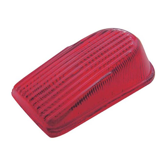 1949-1950 Chevrolet Full Size Passenger Car Tail Light Lens, Red, Plastic -Fits LH or RH- GM Restoration Part (Replaces GM# 5937861) Each