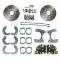 Chevy Disc Brake Kit, Rear, 9 Ford, Econo, 1955-1957