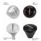 Lokar Shifter for GM TH-350 Automatic Transmission, Single Bend, 8", Midnight Series, Choice of Knobs