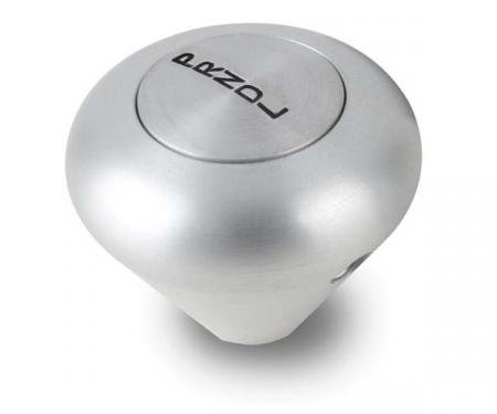 Shift Knob, Lokar, Brushed Aluminum, Mushroom Shape, GM Powerglide Automatic Transmission