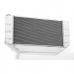 Chevy Cross-Flow Radiator, Polished Aluminum, Griffin, 1955-1957