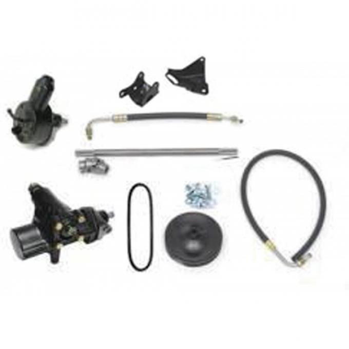 Full Size Chevy Steering Conversion Kit, 500 Series, 348 & 409, 1960-1964