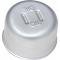 Chevy Hi-Performance Cap, Vented, V8, Silver, 1957
