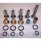 Full Size Chevy Convertible Top Side Rail Rebuild Kit, 1965-1970